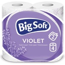 Big Soft Violet parfémovaný bílý 2-vrstvý 190 útržků 4 ks