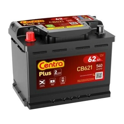 Centra Plus 12V 62Ah 540A CB621