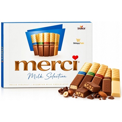 Storck Merci Finest Selection pralinky mliečne 250 g