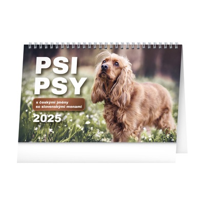 NOTIQUE Stolový Psi Psy CZ/SK 23,1 x 14,5 cm 2025