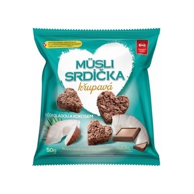 Semix Müsli srdiečka chrumkavé s čokoládou a kokosom 50 g