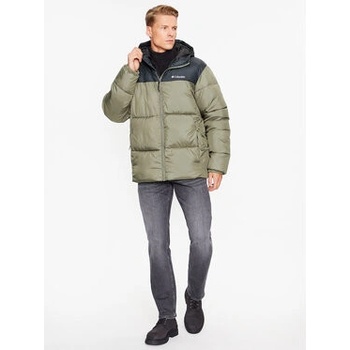 Columbia Vatovaná bunda Puffect Hooded Jacket Zelená