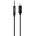 Ttec Кабел ttec - AUX/Lightning, 1m, черен (8694471057858)