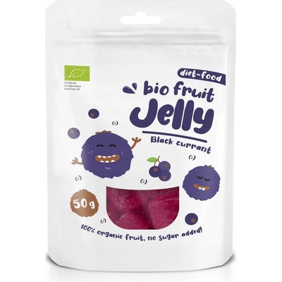 Diet Food Fruity Jelly černý rybíz váha 50 g