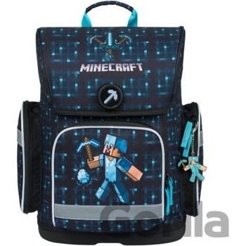 Baagl aktovka Ergo Minecraft modrý