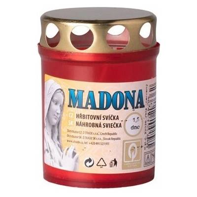 Hřbitovní svíčka Madona 90 g, červená