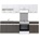 Black Red White Кухня Junona Line - бял гланц / волфрам сиво - 240 см (K24-JUNONA_MODUL_WER_2/240-BI/BIP/SZW/BNG)