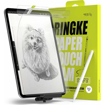 Image 1 of Ringke Paper Touch Film Soft - качествено защитно покритие (подходящо за рисуване) за дисплея на iPad Pro 13 (2024) (матово) (2 броя)
