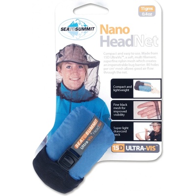 Sea to Summit Мрежа против комари Sea to summit Nano Mosquito Headnet Mosquito net - Black - размер Standard (525-0455-0111)