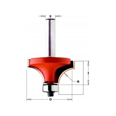 CMT Orange Tools Zaoblovací fréza vydutá SK R9,5 31,7x14,0 d=8mm