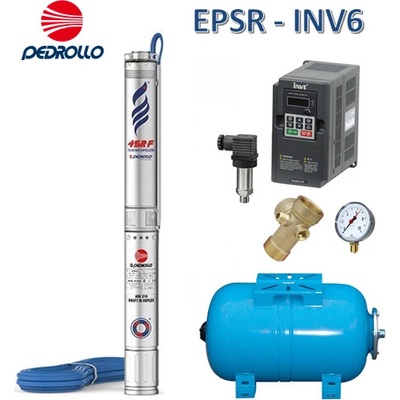 Pedrollo INV6 4coll 4SR 4/12F, 230V bez kábla EPSR