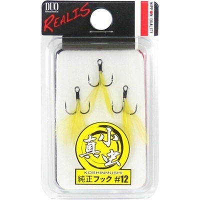 DUO Trojháčky Koshinmushi Hook No.12 Yellow