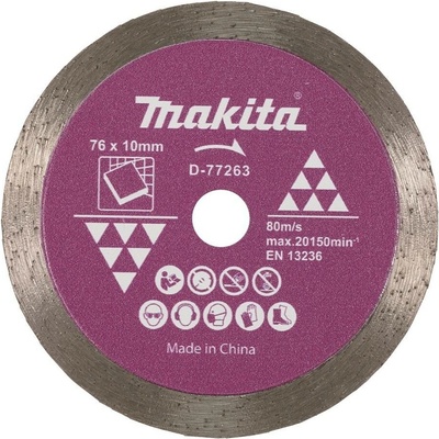 MAKITA kotouč řezný diamantový 76x1.4x10mm (D77263)
