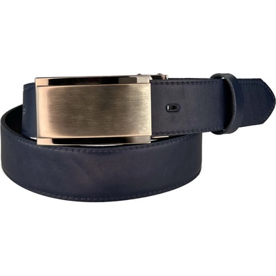 Penny Belts pánský kožený opasek 35-020-4PS-56 modrý