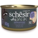 Konzervy pre mačky Schesir Cat After Dark Paté kuře/kachna 80 g