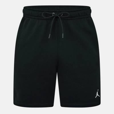 Air Jordan Поларени къси панталони Air Jordan Men's Fleece Jogger Shorts - BLACK/WHITE