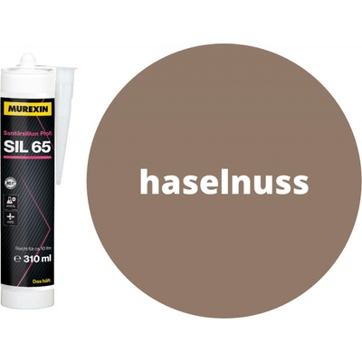Murexin SIL 65 Profi Sanitárny silikón3 10 ml haselnuss