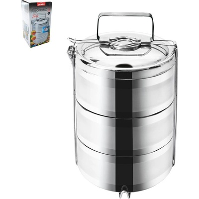 Orion Jídlonosič termo nerez dvouplášťový 3 x 1,1 l