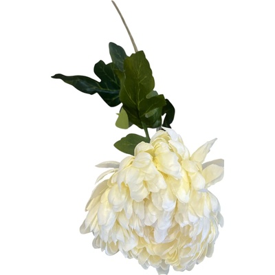 Umělá chryzantéma 76 cm bílá