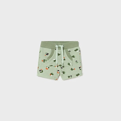 Mayoral Трикотажни бермуди за бебе момче Майорал в бледо зелено