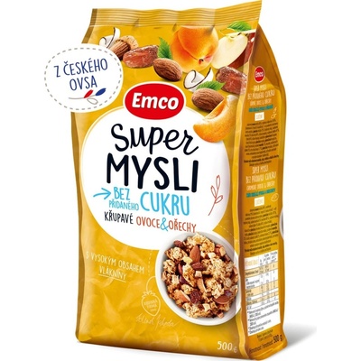 Emco Super mysli chrumkavé Ovocie & Orechy 500 g
