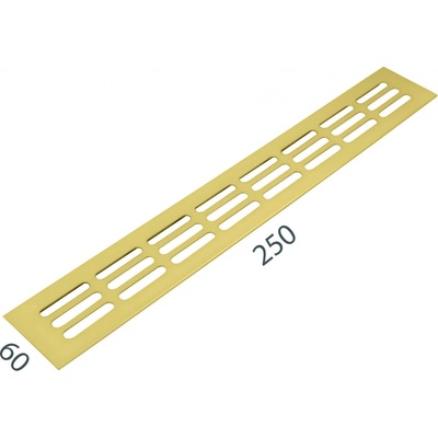 MPkovania SRL Alfa 60 x 250 mm zlatá matná