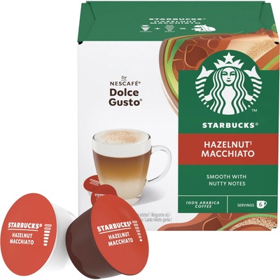 Starbucks Nescafé Kapsle Dolce Gusto Hazelnut Macchiato 12 ks