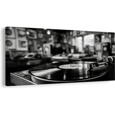 Obraz nostalgická hudební atmosféra - 80x40