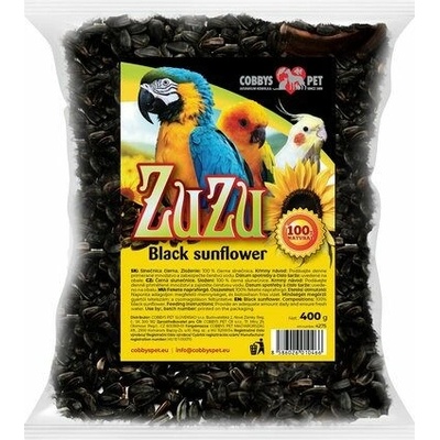Cobbys Pet Zuzu Black sunflower 400 g černá slunečnice