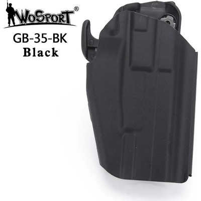Wosport opaskové GB35 pravé čierna