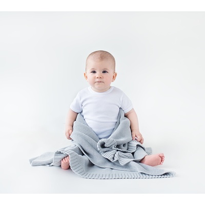 Lullalove Bambusová dečka Glamour Gray Šedá