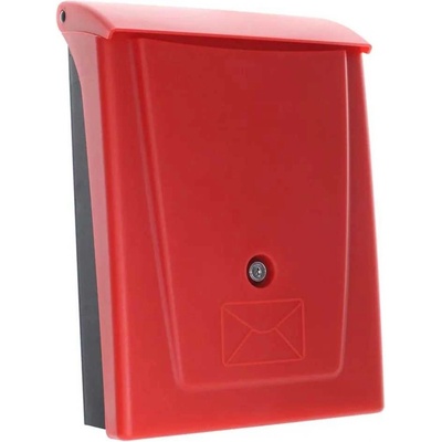 Rottner Posta plastová poštovní schránka černo-červená – Zbozi.Blesk.cz