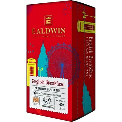 Ealdwin English Breakfast 20 sáčků černý čaj 40 g
