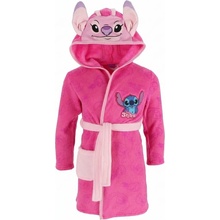 Difuzed Dievčenský coral fleece župan s kapucňou Lilo & Stitch - Angel