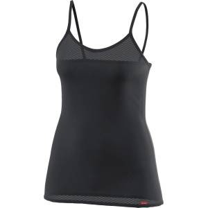 Löffler Дамско синтетично термобельо Löffler Women's Spaghetti Top Grid Transtex Light Synthetic base layer - Black - размер 44 (EU) (114-3105-0116)
