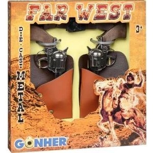 GONHER Cowboy revolver set, metal GONHER 147/0