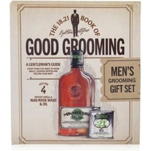 18.21 Man Made Book of Good Grooming mycí gel na tělo a vlasy 532 ml + olej na pleť, vlasy a vousy 60 ml dárková sada