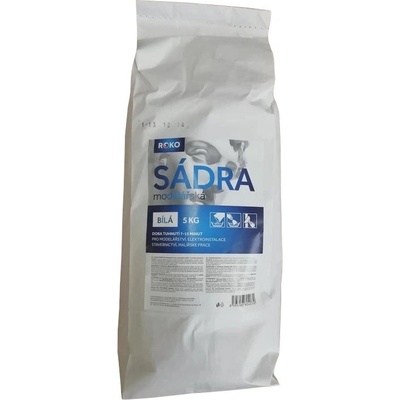 Sádra stavební bílá - 5 kg