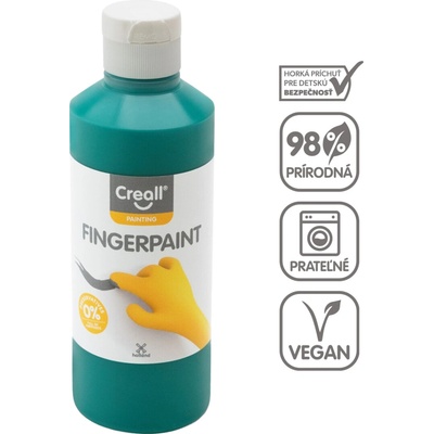 Creall prstová farba 250 ml zelená