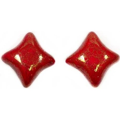 Glass beads, s.r.o. WIBEDUO 8x8 mm 93200/15495 - opaque/terracotta red Balení: 300ks