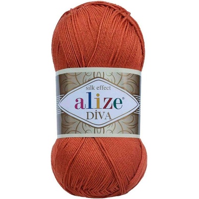 Alize příze Diva 36 cihlová