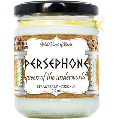 With Scent of Books Ароматна свещ - Персефона, 212 ml