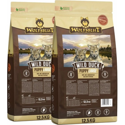 Wolfsblut Wild Duck Puppy Large Breed 2 x 12,5 kg