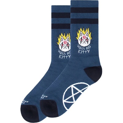 Чорапи American socks Hell no kitty crew socks - Blue (Multicolour)