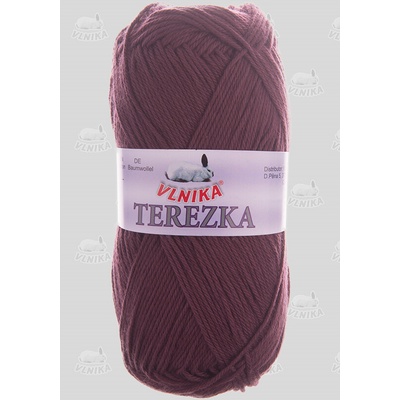 VLNIKA Příze Terezka Varianta: 113 hnědo-vínová