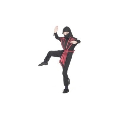 ninja s červeným zdobením