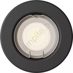 Philips - Вградено осветително тяло PERIDOT 1xGU10/7W/230V черно (P7276)