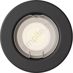 Philips - Вградено осветително тяло PERIDOT 1xGU10/7W/230V черно (P7276)