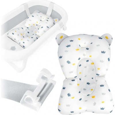 Ricokids Detský vankúš do vane biely a modrý
