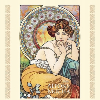 Alfons Mucha nástěnný ERVÍN BURDA 2026